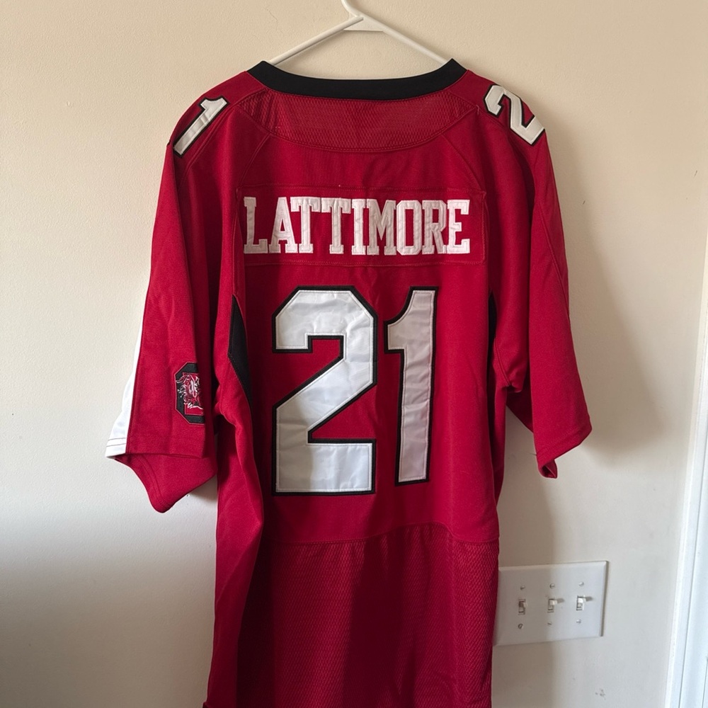 Men's Under Armour Marcus Lattimore #21 USC Gamecocks NCAA Jersey Sz 56 - RARE - Picture 7 of 7